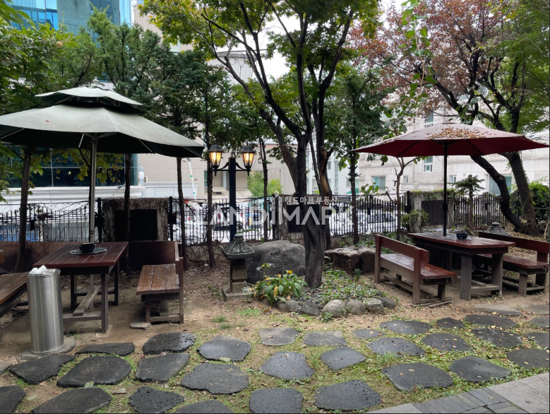 서울 강남구 역삼동 역삼역 한국은행블록 단독건물사용하는 정원있는 1층상가 월세 매물번호 16868 사진 6