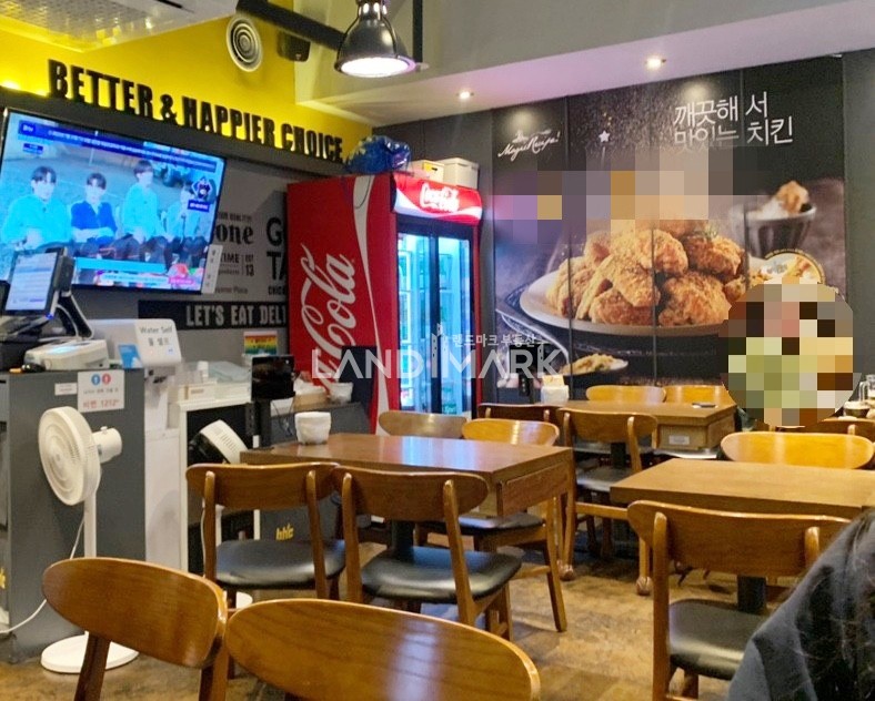 서울 강남구 삼성동 1동 강남구청역 이면도로 대단지아파트1층 상가, 가시성 최상, 음식점 카페 O 월세 매물번호 13873 사진 2