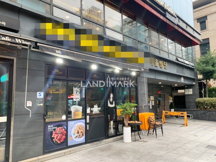 서울 강남구 삼성동 1동 강남구청역 이면도로 대단지아파트1층 상가, 가시성 최상, 음식점 카페 O 월세 매물번호 13873 사진 3